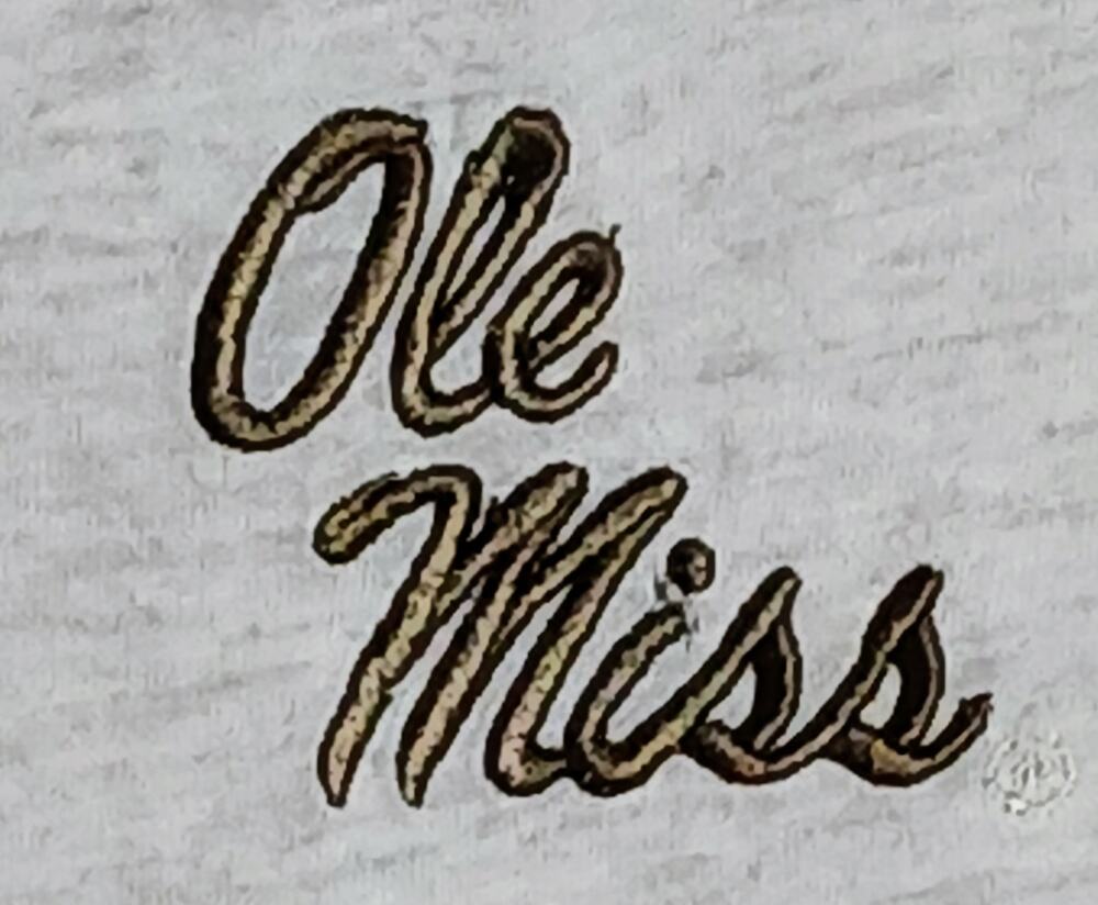 Colosseum Ole Miss Rebels Polo Shirt Mens M Khaki Camo OHT Military Appreciation
